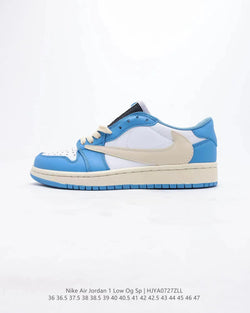 Air Jordan 1 Low x Travis Scott "Fragment Blue and White"